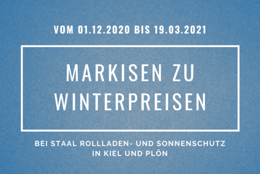 Markisen Zu Winterpreisen Bei STAAL